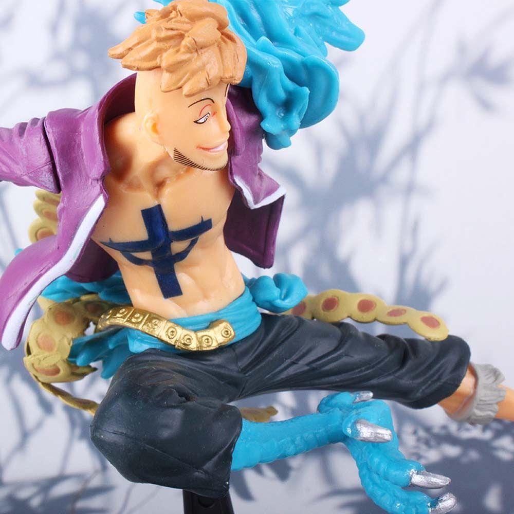 Lanfy Marco Action Figure Anime Jepang PVC Ornamen Desktop GK Manga Patung Top Battle Anime Figura Model