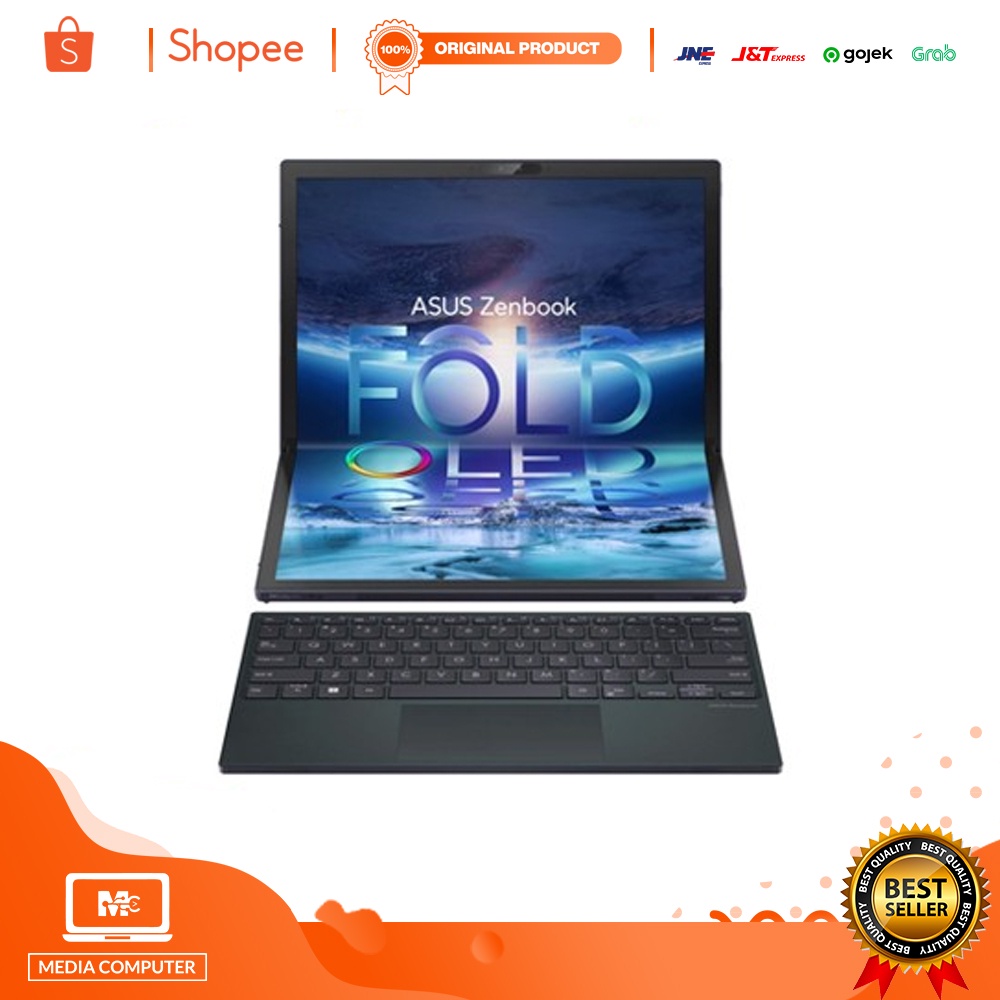 ASUS ZenBook FOLD UX9702AA FOLED711 Core i7 1250U 16GB 1TB Iris Xe W11
