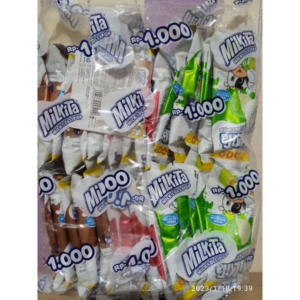 

permen milkita loly renceng ecer 1000 isi 30