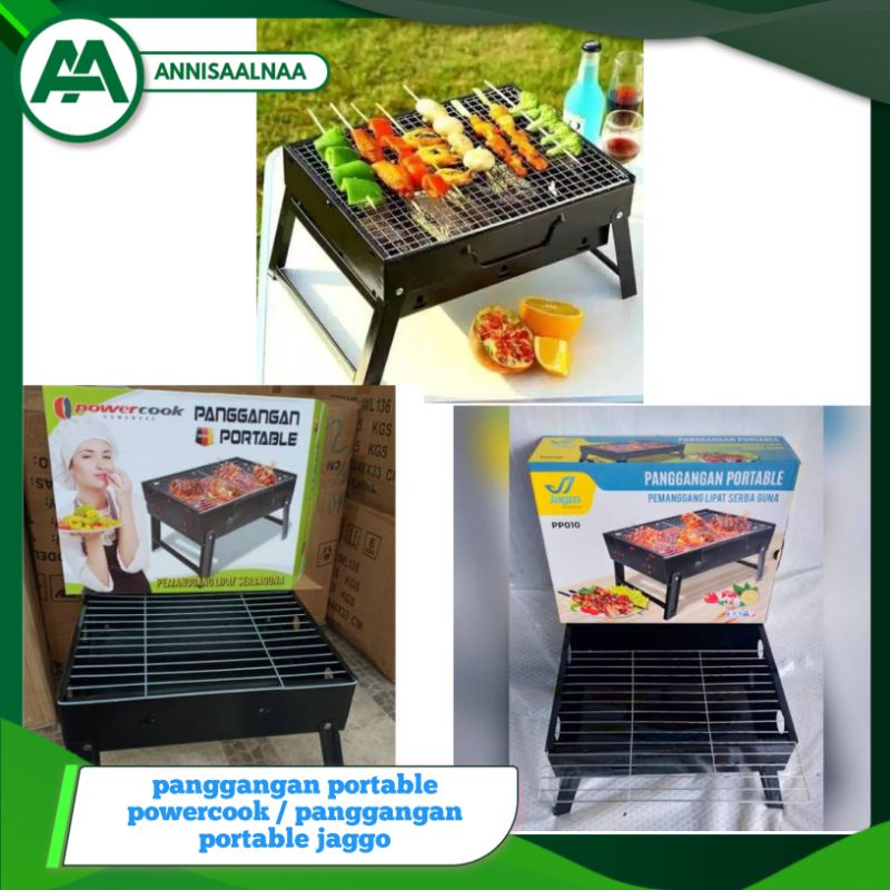 Panggangan Portable Powercook&Jaggo / Alat Panggang Portable Multifungsi  / Panggangan Lipat Portabl