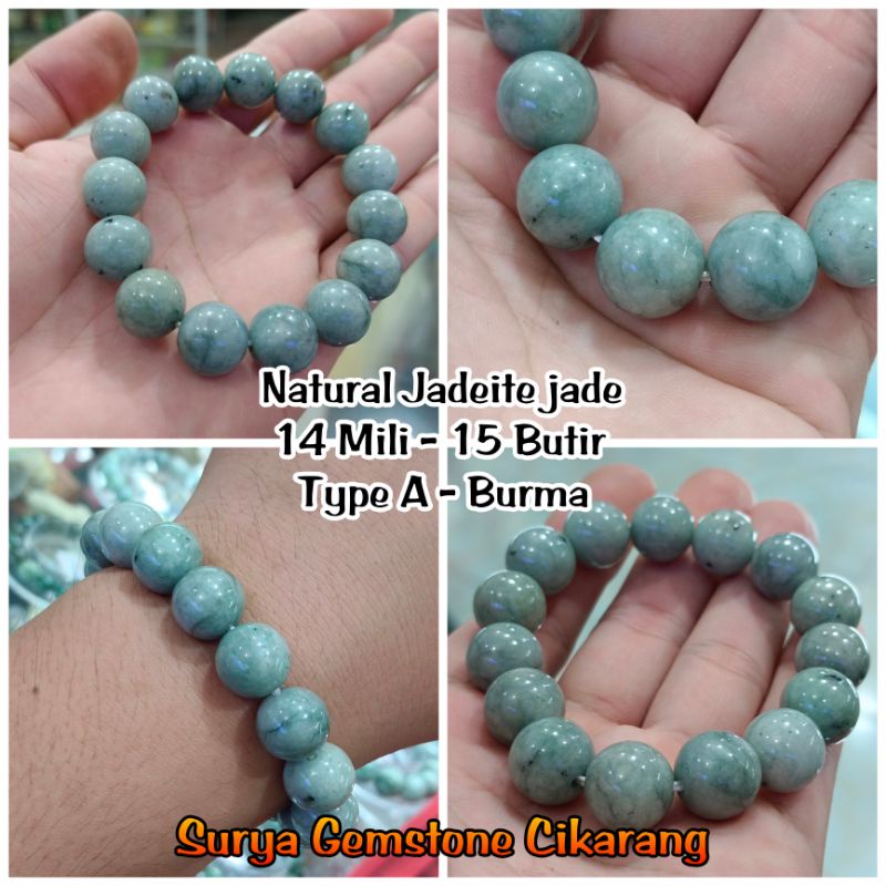 Gelang Terapi Giok Burma Asli Type A