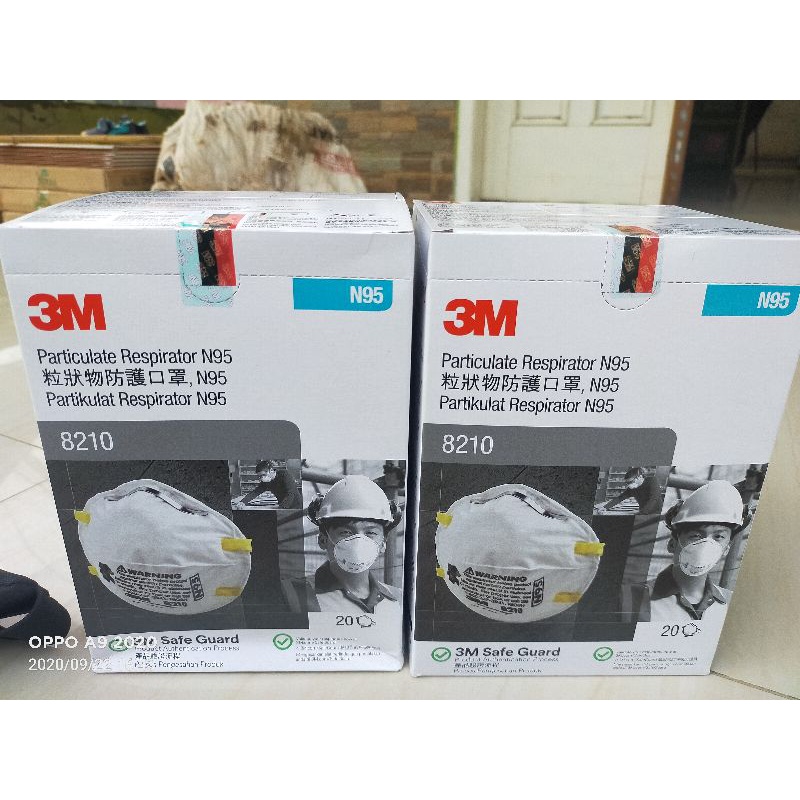 masker 3m N95 8210 original