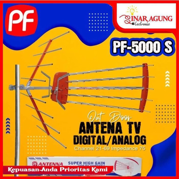 Antena Antena Tv Pf Goceng / 5000 Original