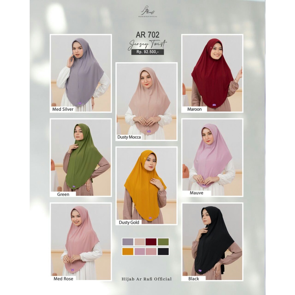 ARRAFI JILBAB ARRAFI TERBARU 2023 HIJAB INSTANT AR 702