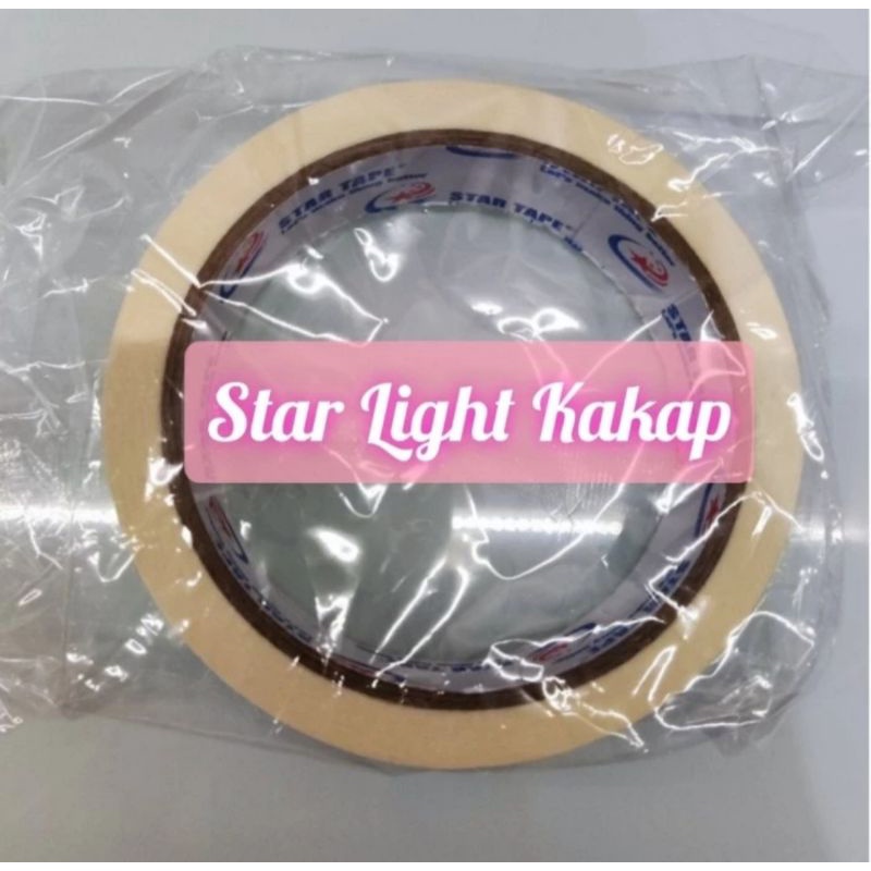 

STAR TAPE Masking Tape / Isolasi Kertas 24mm x 20Y