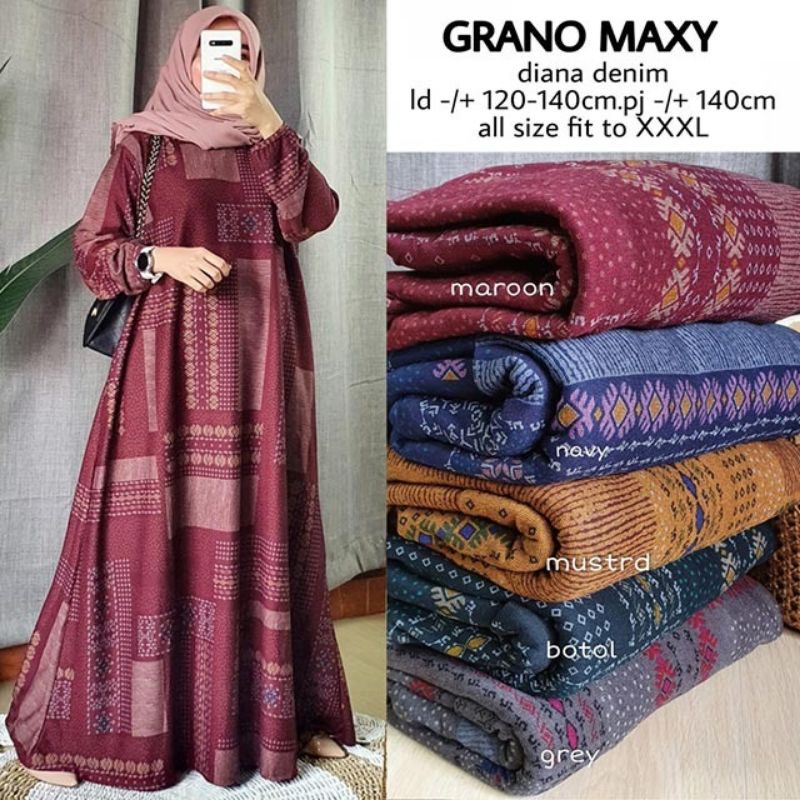 GAMIS WANITA JUMBO GRANO MAXY MATT CALVIN JEANS(HER)COD