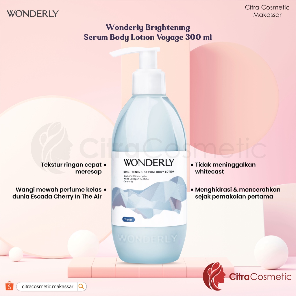 Wonderly Brightening Serum Body Lotion Series