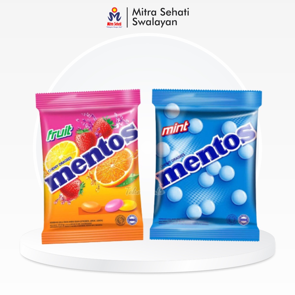 

MENTOS SAK 135gr Mint, Buah / ISI 50 - Mitra Sehati Swalayan