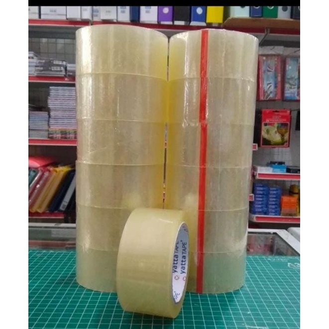 

solasi bening 4cm 900m/ lakban bening / isolasi/ selotip