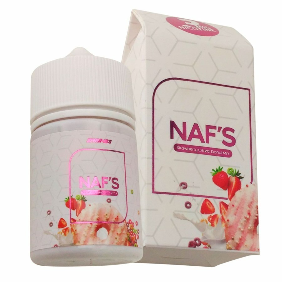 NAF'S V1 STRAWBERRY DONUT CEREAL MILK 60ML LIQUID FREEBASE NAF'S STRAW