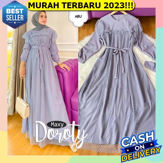 Discon Hari Ini Gamis Viscose Orinaura//Gamis Kotak 2023/Gamis Muslim Wanita Dewasa// Gamis Viral Mo
