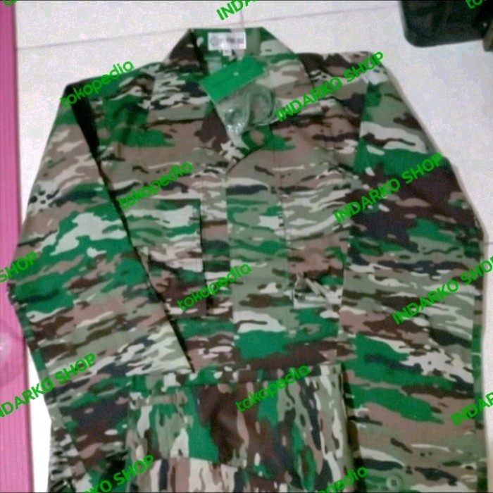 Baju Pdl Loreng Tni Terbaru Kuwalitas Original Seritek
