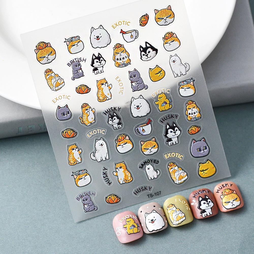 Stiker Kuku Kartun Agustina Lucu Fashion Doraemon Anjing Manikur Aksesoris|Hiasan Nail Art