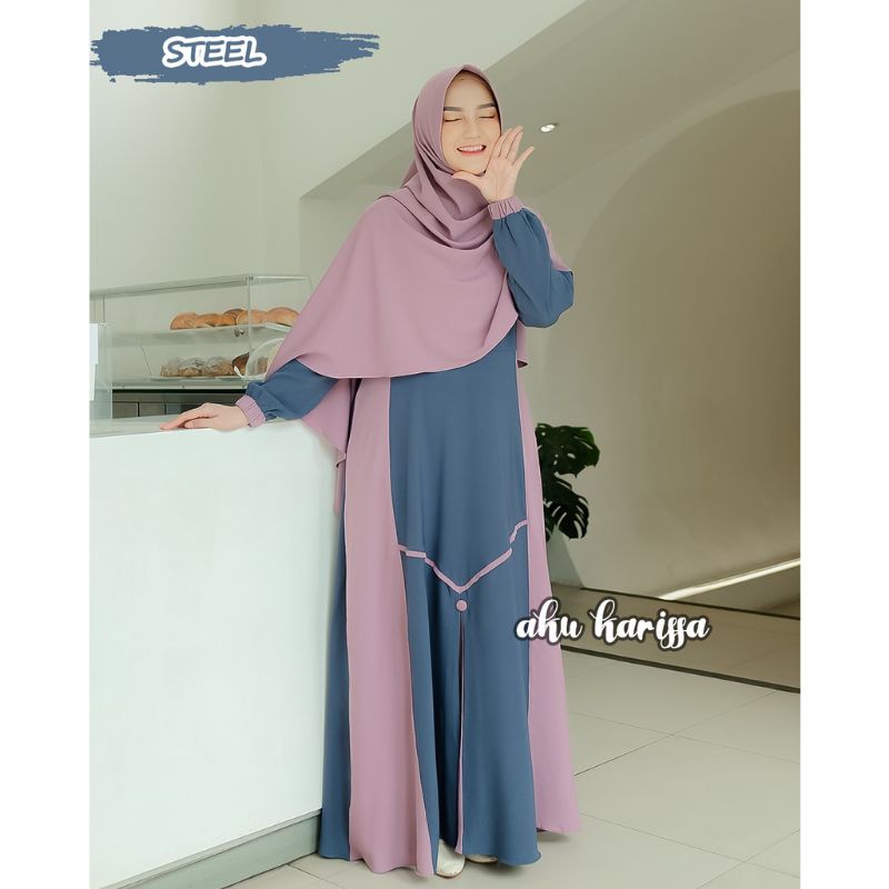 Mayza Set Syari ORI BY Aku Karissa / Gamis Syari Aku Karissa / Gamis Syari Terbaru / Gamis Set Hijab