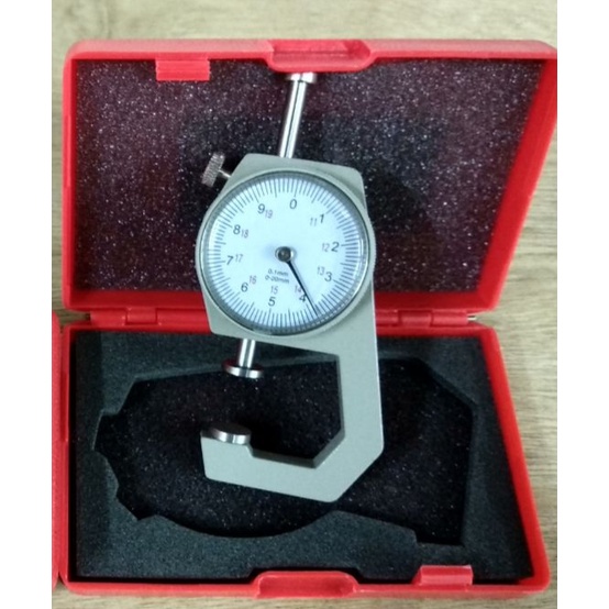 Dial Thickness Gauge Mini | Alat Ukur Ketebalan Plastik / Kertas Mini