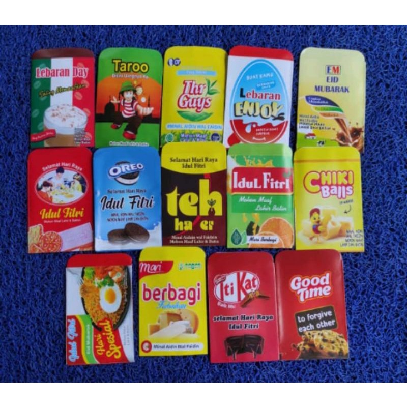 

Amplop Angpau snack/jajan viral versi mini (sudah jadi) isi 10pcs