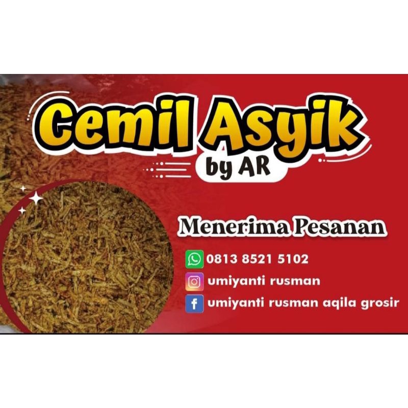 

stick basreng pedas 500gram,basreng daun jeruk by cemil asyik by ar