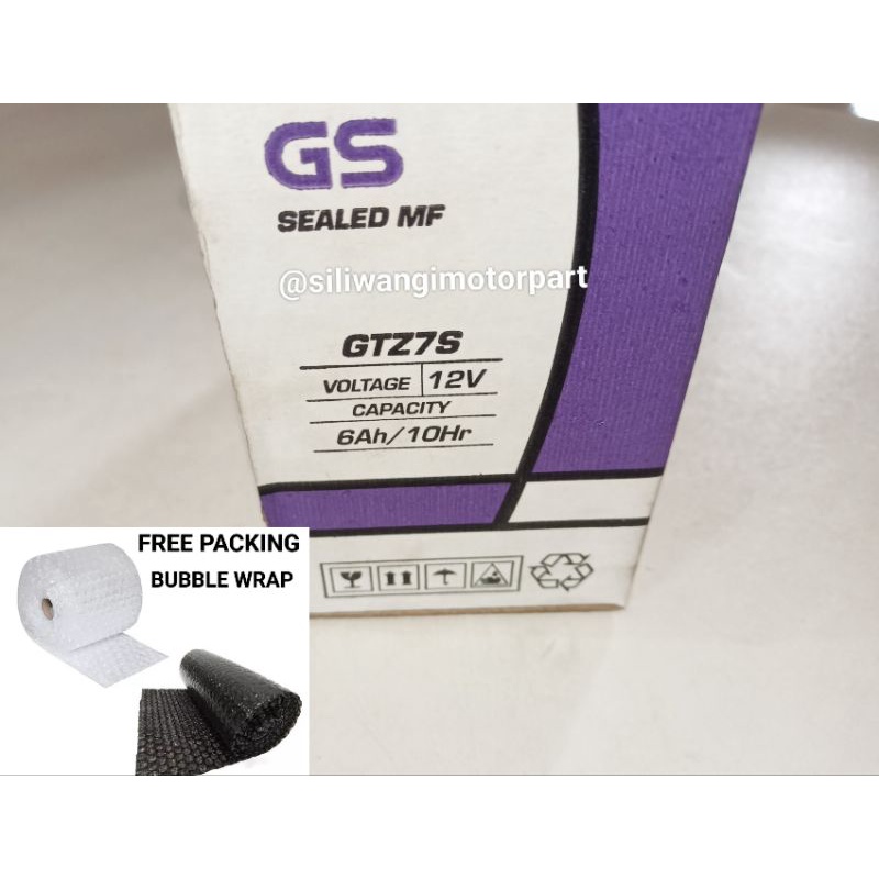 Aki Motor Accu Kering GS GTZ7S PCX 150/160, CBR 150, SATRIA FU & SONIC ORI GS ASTRA 100%