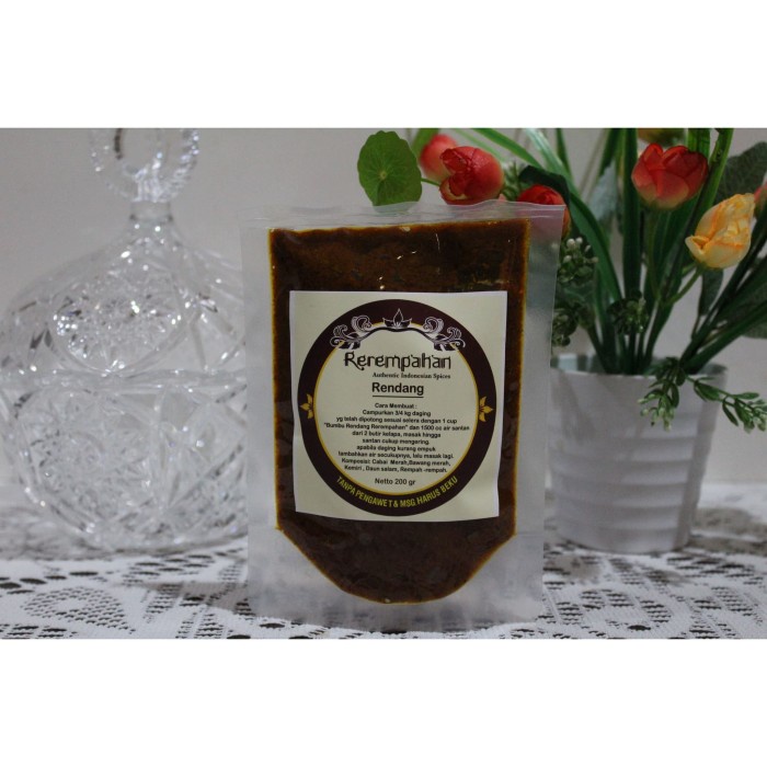 

Terlaris ✨ - Bumbu masak instan homemade with mother Love - Rendang 2.1.23