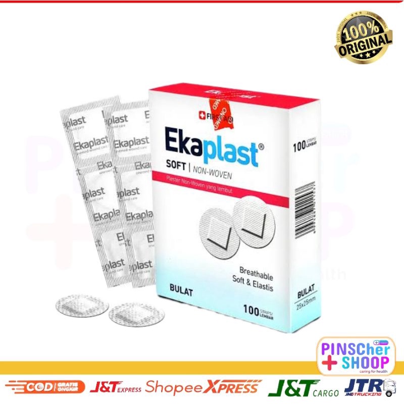 Plester Bulat Soft Ekaplast Isi 100 Pcs Onemed '