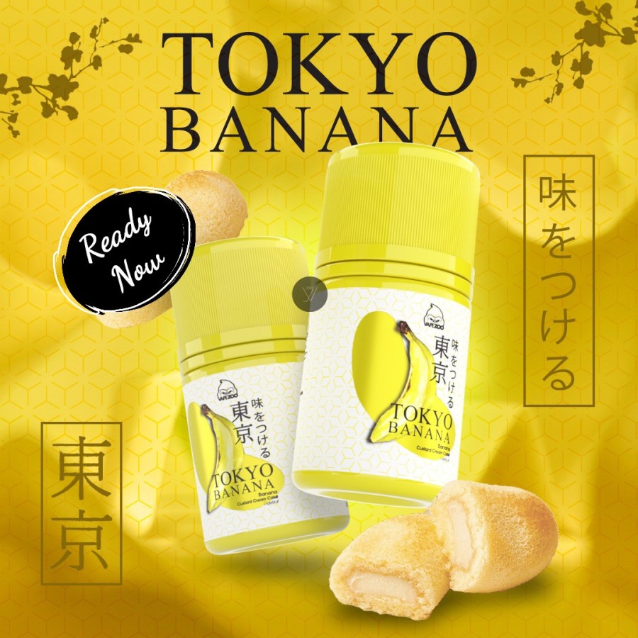 NEW &amp; AUTHEN LIQUID TOKYO BANANA CLASSIC 60ML BY VAPE ZOO - FREEBASE