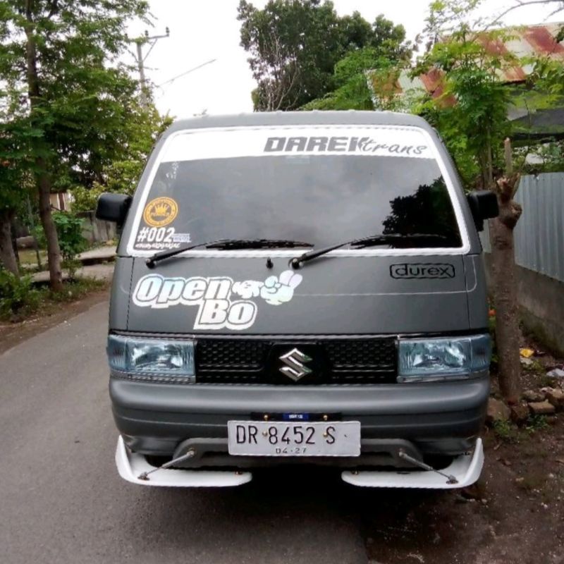 1 Set Winglet Lips Pengaman Bemper Depan Variasi Bemper Truk Bus Mobil