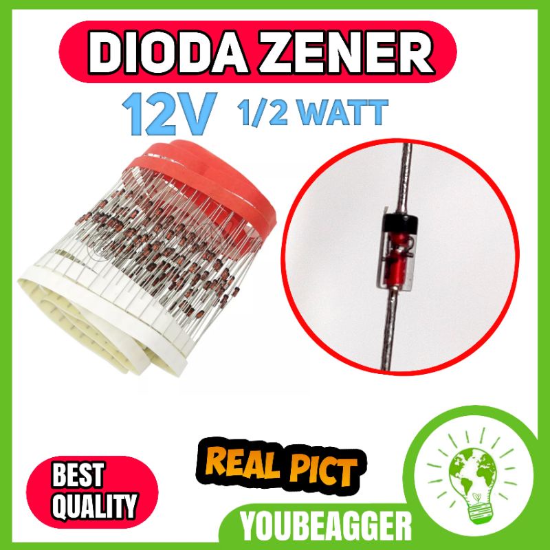 Dioda zener 12v 1/2 watt