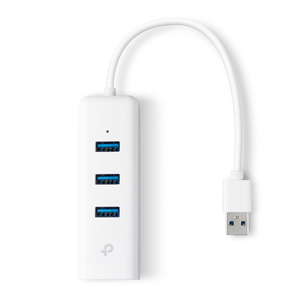 USB Hub TP-Link UE330 USB 3.0 3-Port Hub &amp; Gigabit Ethernet Adapter