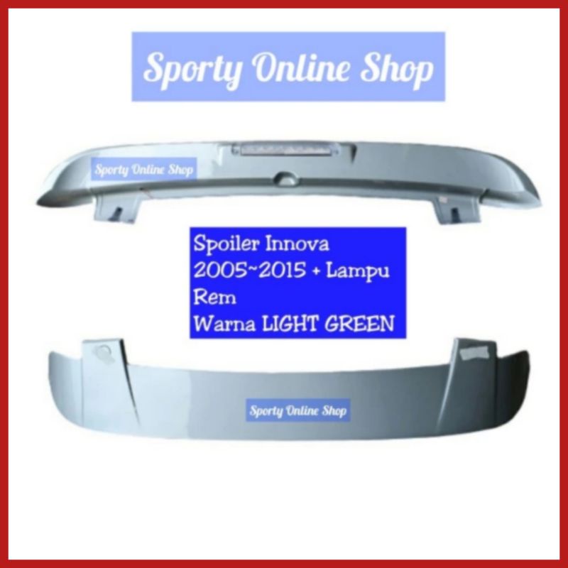 Spoiler Sayap Mobil Innova 2005-2015 + Lampu Rem
