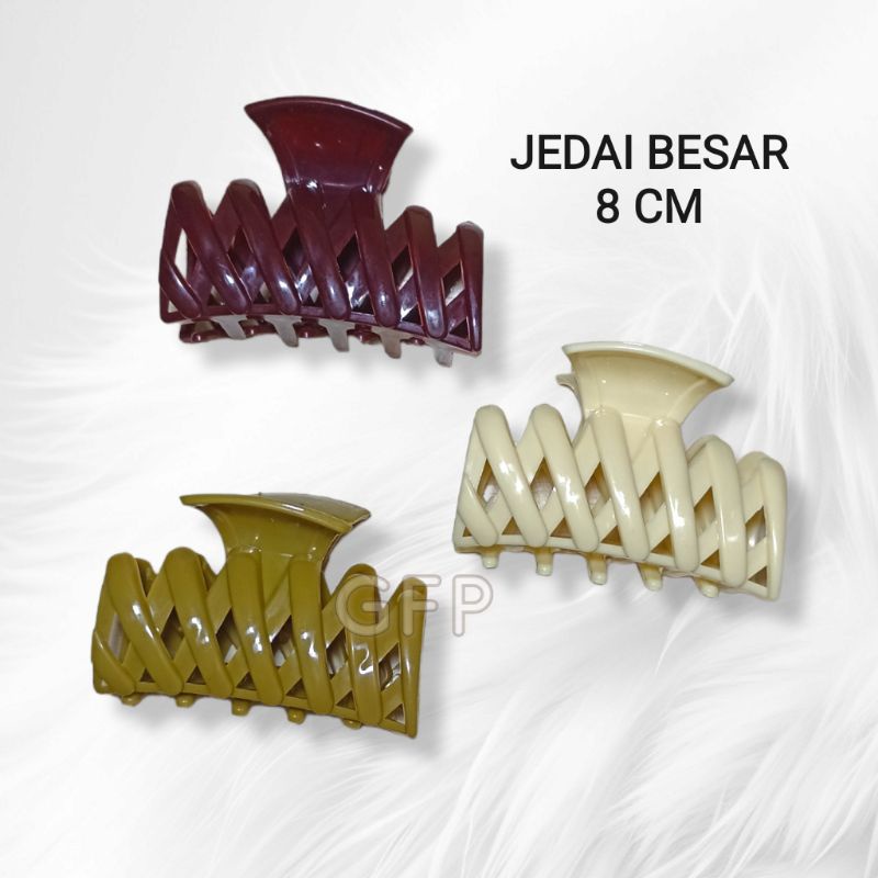 Jepit Rambut 8 cm Model Pagar - Jedai Salon 5 Cakar Korea