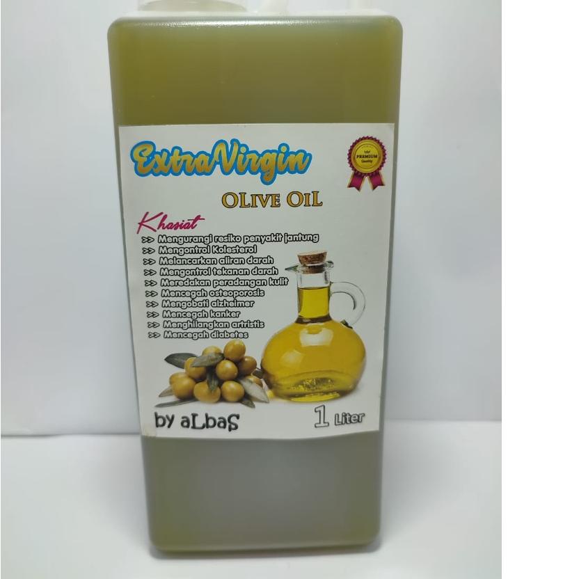 

☃ Olive oil Minyak zaitun extra virgin kemasan 1 liter ORIGINAL ☄