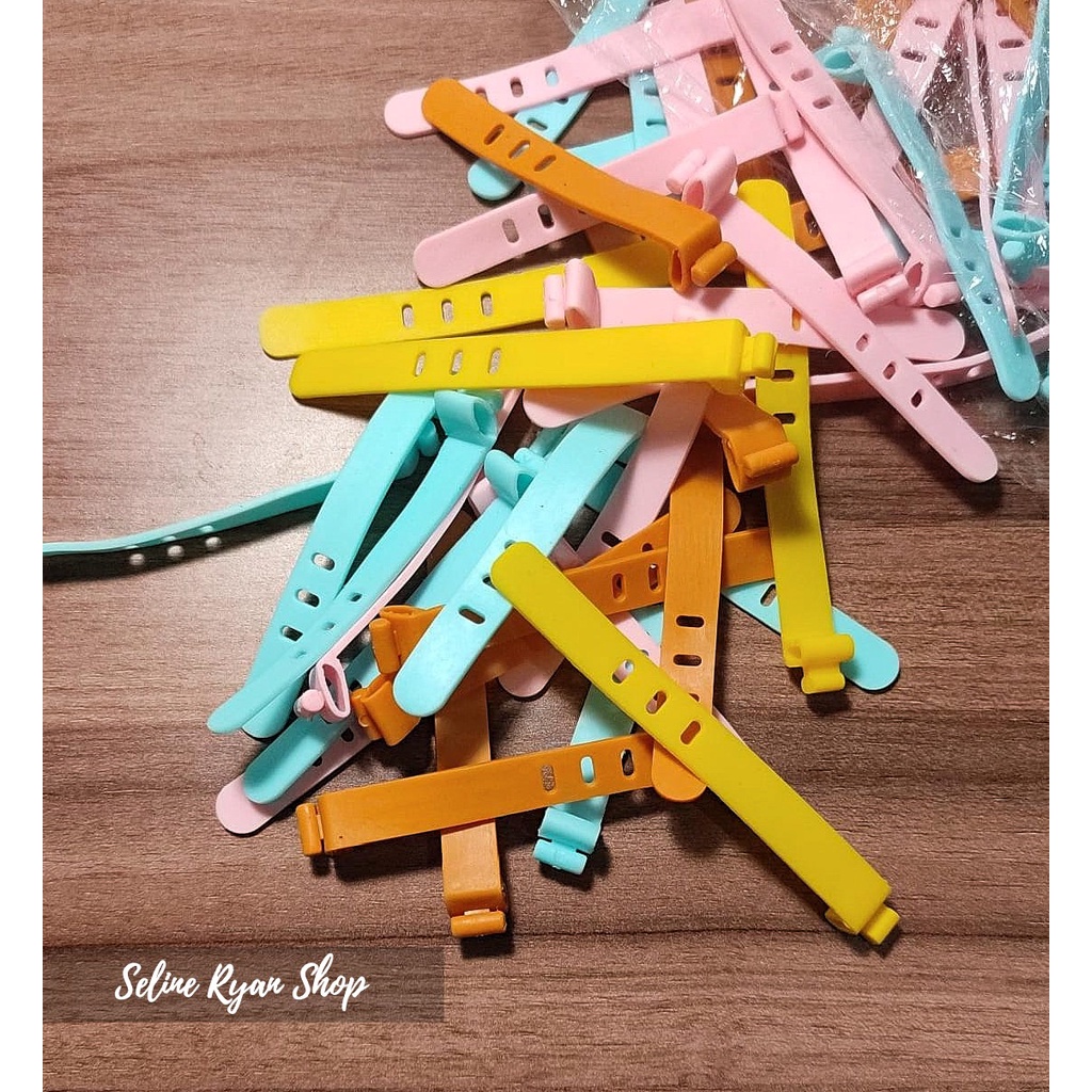 Pengikat Kabel / Perapih Kabel Silicone / Tali Silicone