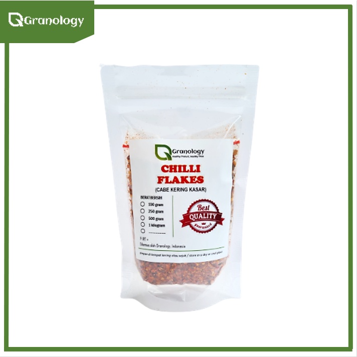 Cabe Giling Kasar / Chili Flakes (100 gram) by Granology