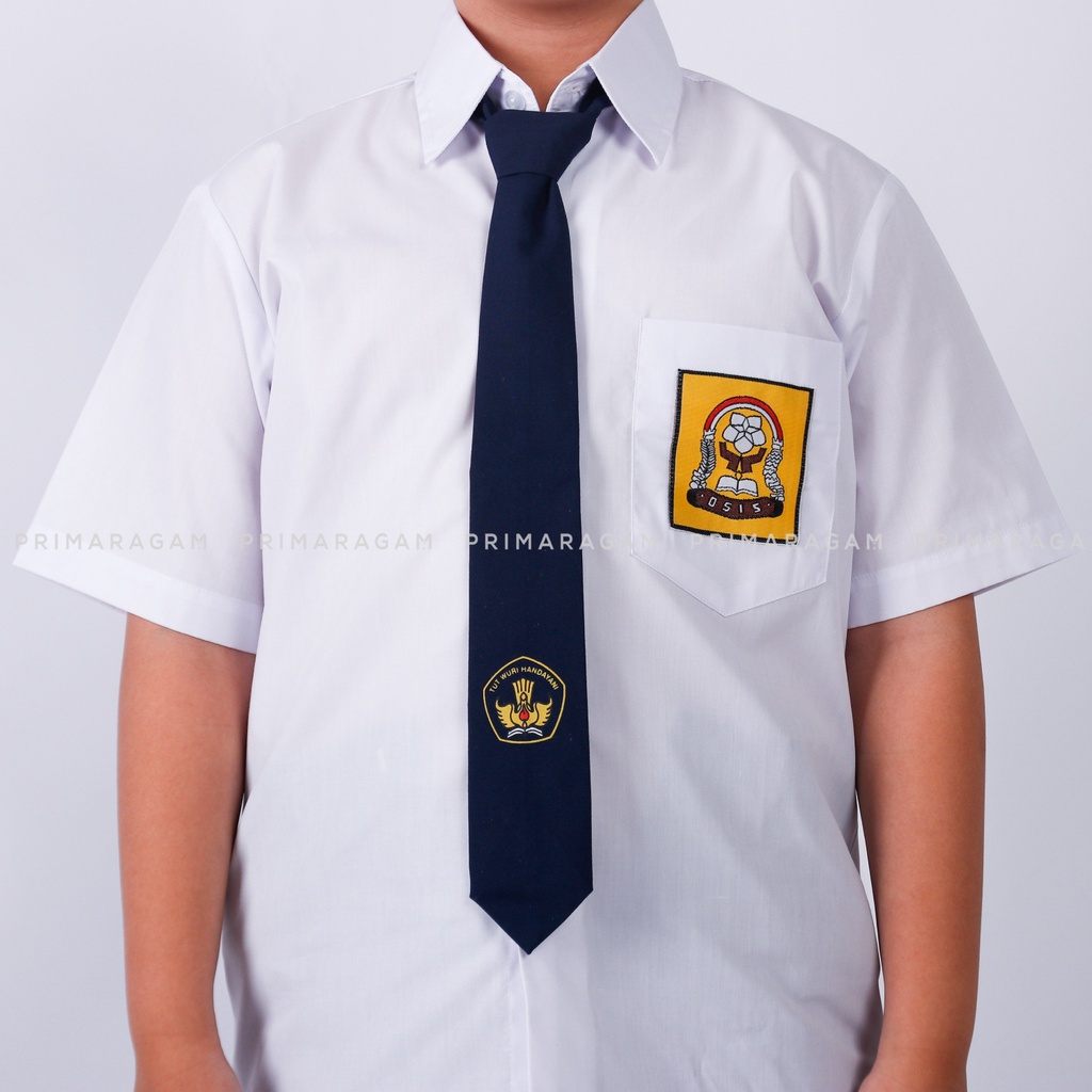 Primaragam Dasi sekolah Smp Biru Instan Siap Pakai
