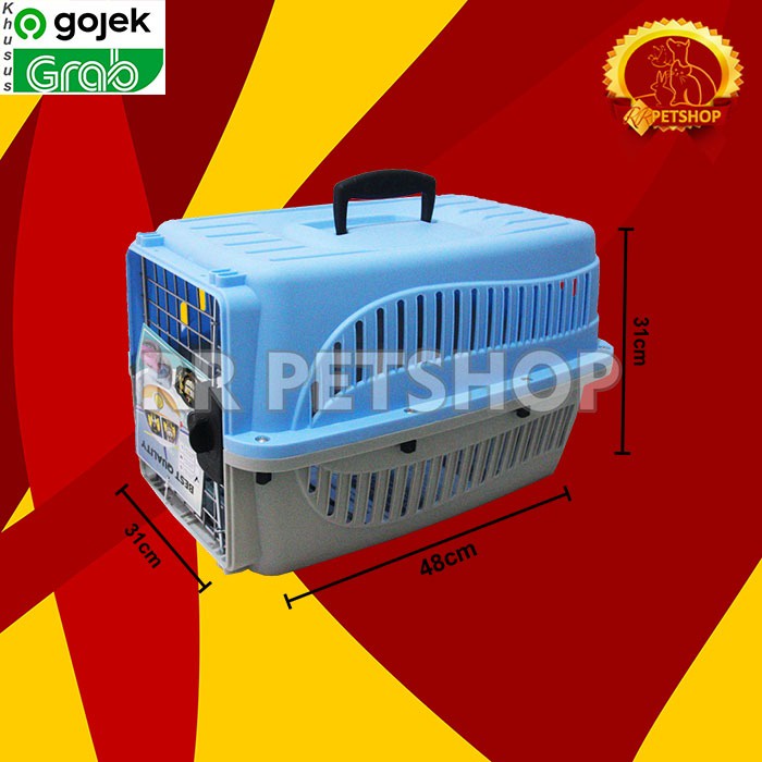 GOSEND PET CARGO Kennel Box kandang travel anjing kucing cat cage