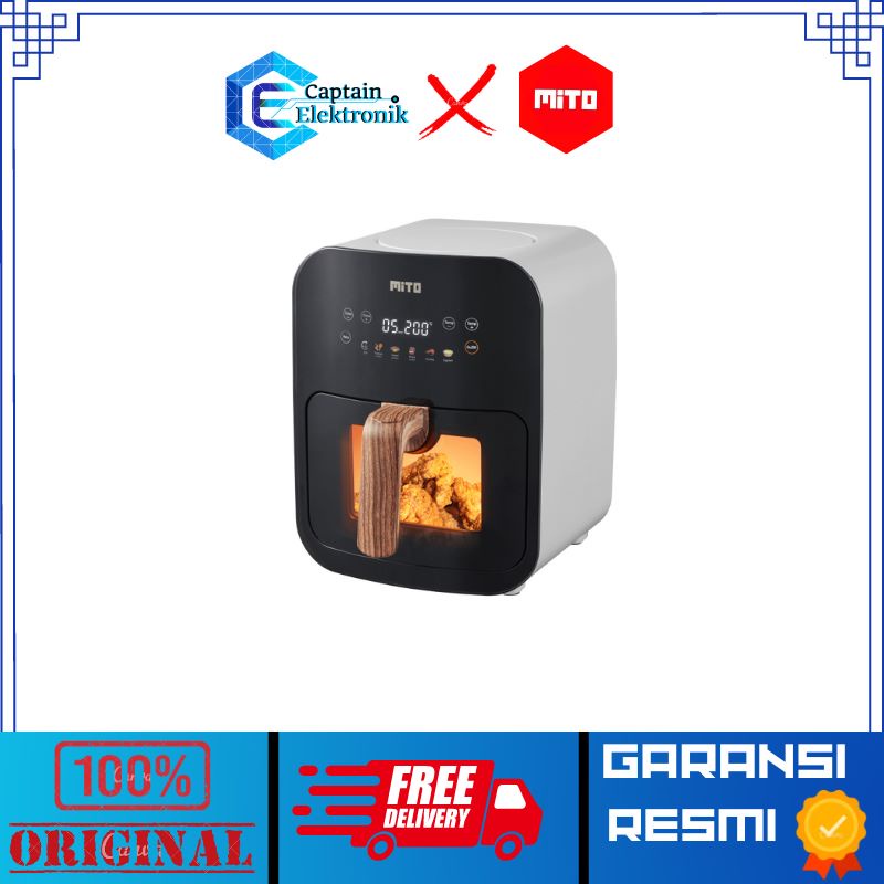 MITO air fryer Crystal Series Air Digifry AF8 Airfryer Digital AF 8 Air Fryer AF-8 ORI