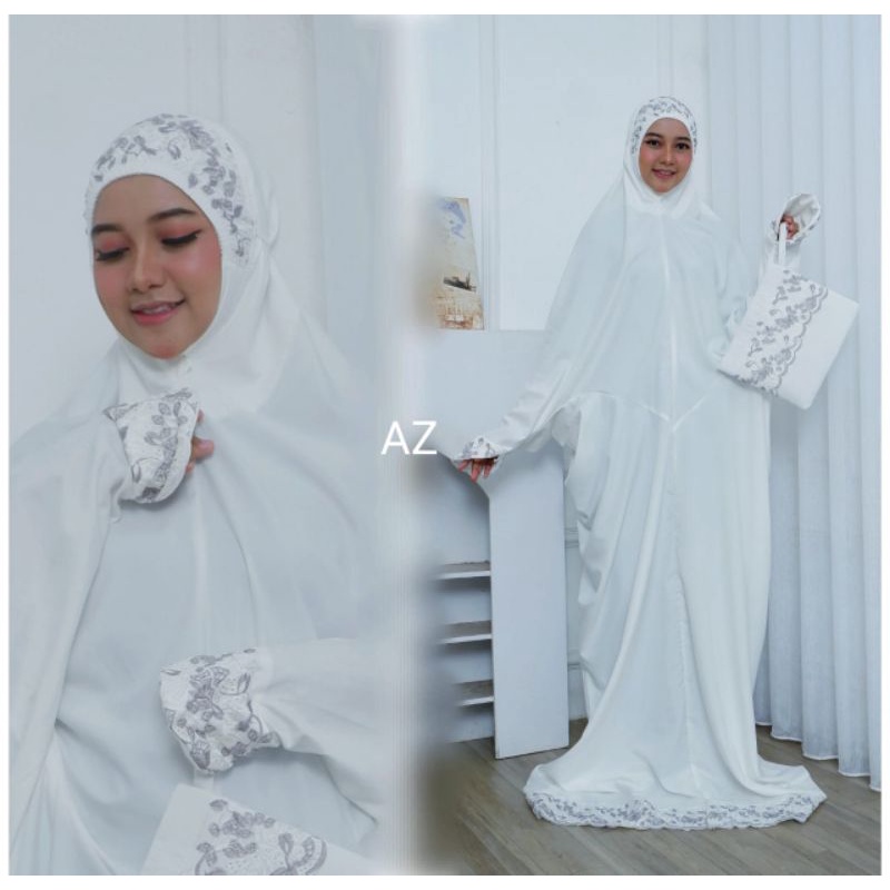 Mukena Khadijah Terusan Kain Katun Mikro Termurah