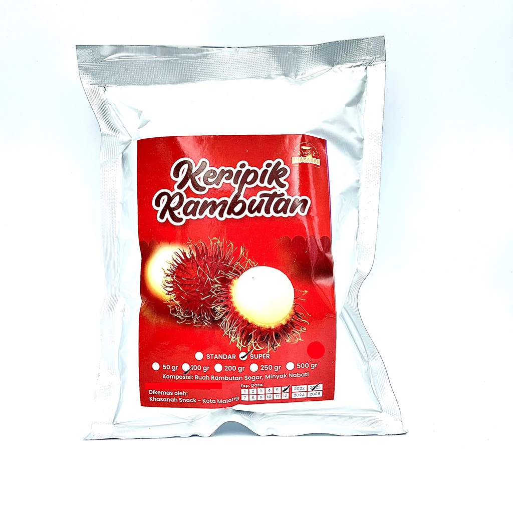 

Khasanah - Keripik Buah Rambutan 500 Gram