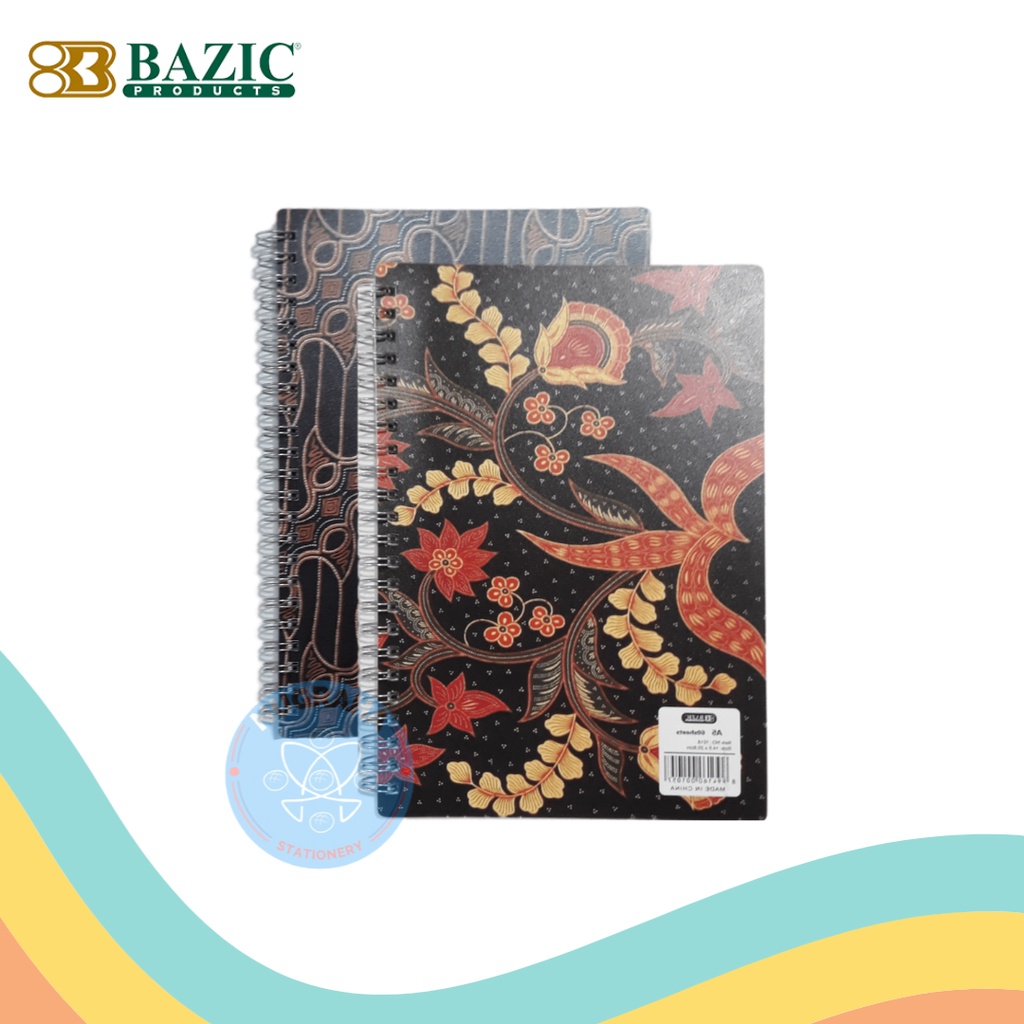 

SALE…!!! NOTES SPIRAL BAZIC A5 1018 BATIK (1 PCS)