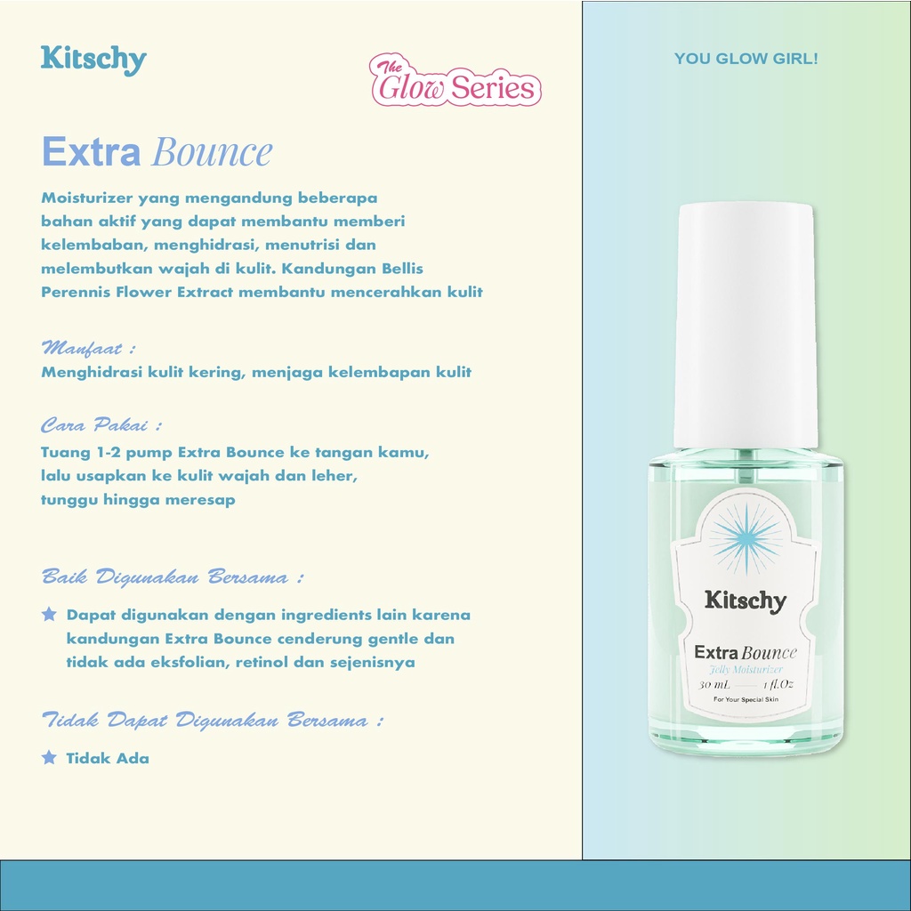 ❤ MEMEY ❤ KITSCHY Extra Bounce Jelly Moisturizer 30g