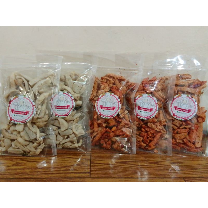 

basreng pedas dan original daun jeruk