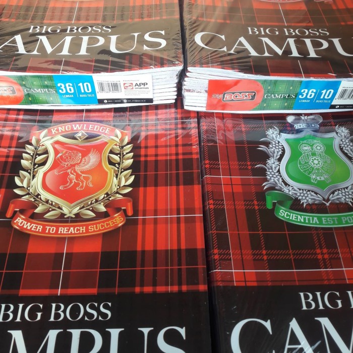 

Bts Buku Tulis Campus Big Boss 36 Lembar/Pack