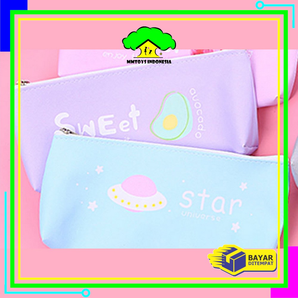 

MI-A51 Tempat Pensil Buah Sweet Simple Perlengkapan Sekolah Lucu / Tempat Penyimpanan Pulpen Alat Tulis Pencil Case Fruit Import