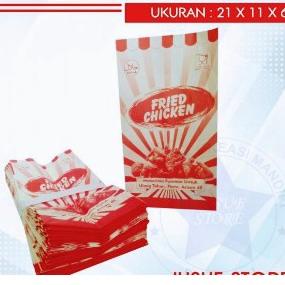 Hadir Termurah Kantong Fried Chicken isi  - kantong Ayam Chicken isi 100