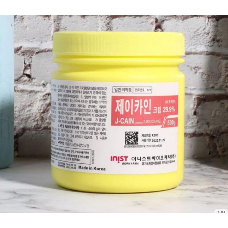 J CAIN CREAM ANASTESI KOREA 29.9% LIDOCAIN500gr/JCAIN MERAH
