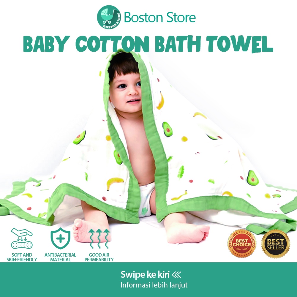 Bostonstore Selimut Bayi / Bedong bayi / Matras tidur bayi / Selimut Bayi Katun Lembut / Selimut Bayi Karakter / Matras Tidur Anak / Kain Selimut Muslin Bayi Newborn Multifungsi Baby Blanket Ukuran Besar Alas Tidur Bayi Anak Impor Selimut Bayi Halus