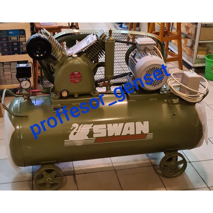 Kompresor angin swan 5 hp HVP 205 motor 3 phase tekanan tinggi
