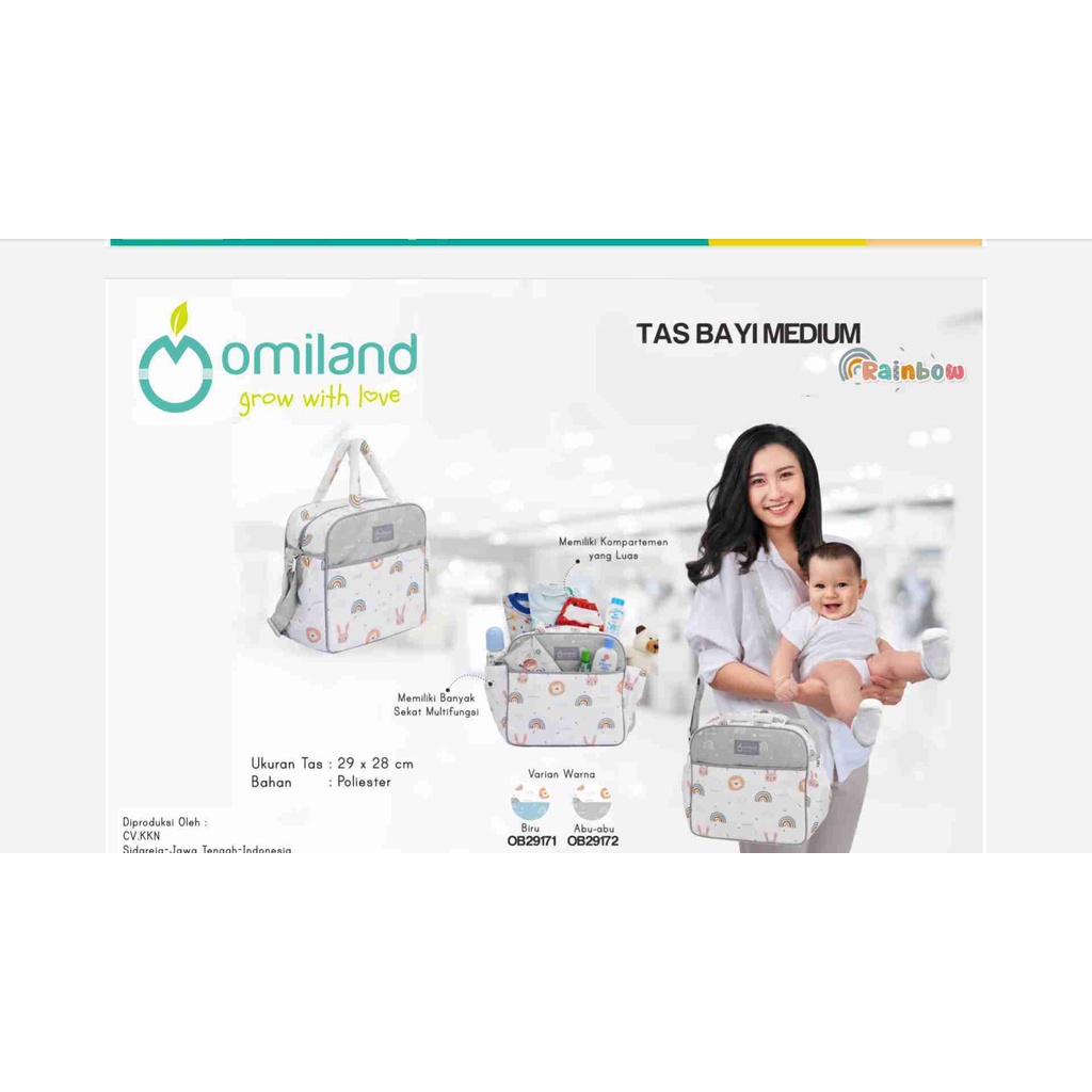 Omiland Tas Bayi Medium Rainbow Series OB291712