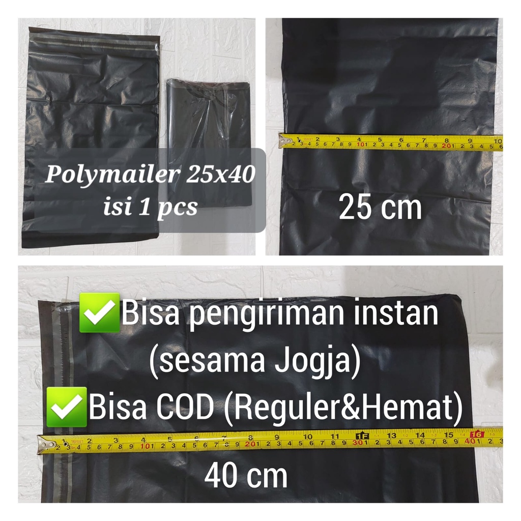 

[1 PCS] PLASTIK POLYMAILER 25X40 DOFF ISI 1 PCS