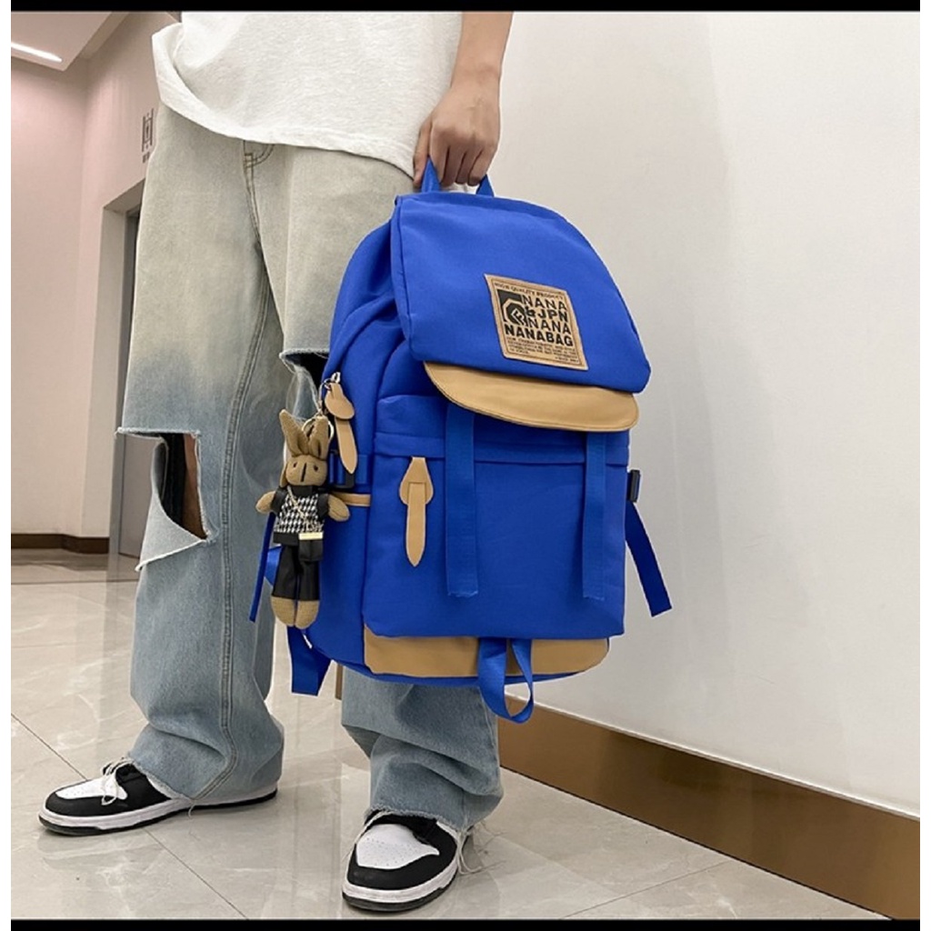 Tas Ransel Sekolah Wanita Korea Cute Backpack Anak Sekolah Perempuan Stylish Baru Populer 2023 Tas Sekolah pria Laki SD SMP SMA SMK Mahasiswa Laki Wanita Terbaru Termurah